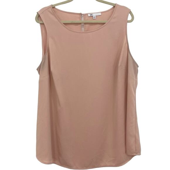 Daniel Rainn DR2 Light Pink Sleeveless Blouse Size 1X - Picture 1 of 5